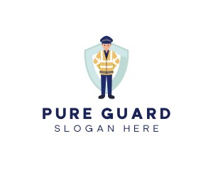 Security Police Officer logo design