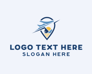 Airplane Travel Tourism logo