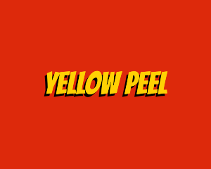 Yellow Comic Book logo design