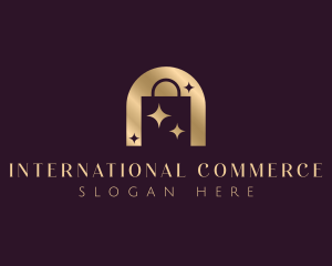 Luxury Shopping Bag logo design