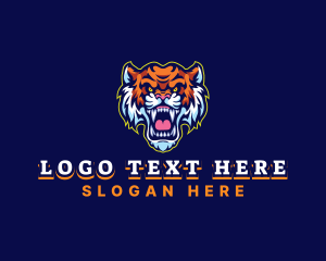 Lion - Beast Tiger Gaming logo design