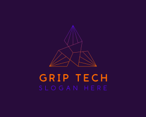 Pyramid Tech Company logo design