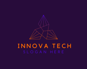 Pyramid Tech Company logo design