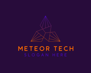 Pyramid Tech Company logo design