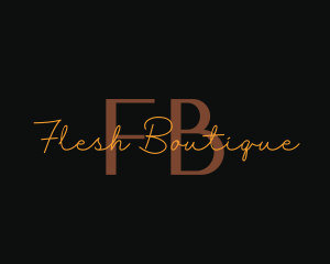 Upscale Luxury Boutique logo design