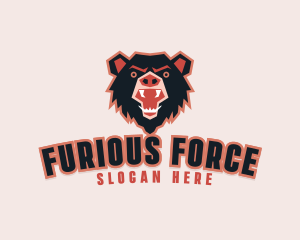 Angry Bear Esport logo design