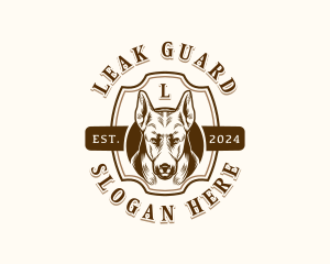 Canine Hound Dog logo design