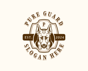 Canine Hound Dog logo design