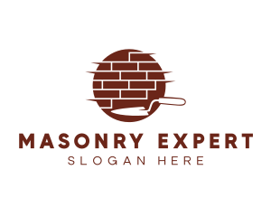 Brick Wall Masonry logo design