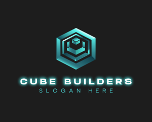 3D Tech Cube logo