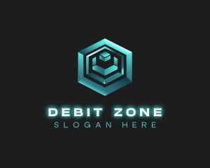 3D Tech Cube logo design