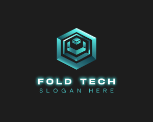 3D Tech Cube logo design