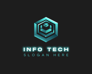 3D Tech Cube logo