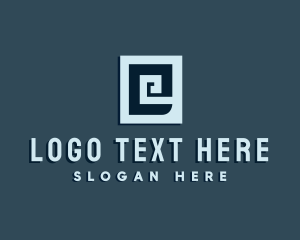 Spiral - Spiral Letter E logo design