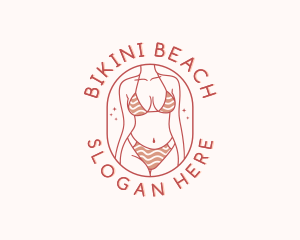 Sexy Bikini Swimsuit logo design