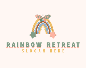 Postnatal Maternal Rainbow logo design