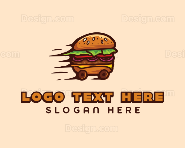 Hamburger Fast Food Logo