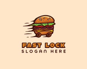 Hamburger Fast Food logo design