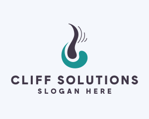 Dermatology Hair Follicle  logo design