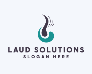 Dermatology Hair Follicle  logo design