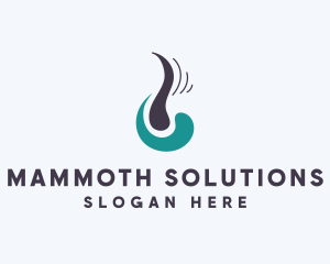 Dermatology Hair Follicle  logo design