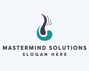 Dermatology Hair Follicle  logo design