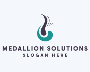 Dermatology Hair Follicle  logo design