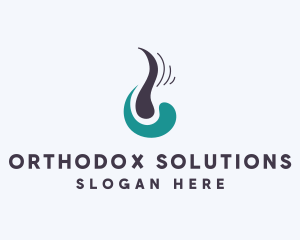 Dermatology Hair Follicle  logo design