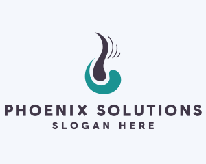 Dermatology Hair Follicle  logo design