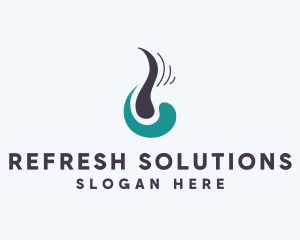 Dermatology Hair Follicle  logo design