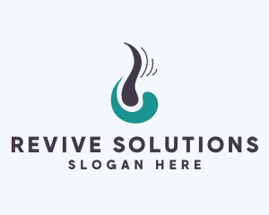 Dermatology Hair Follicle  logo design