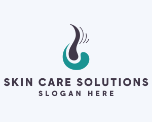 Dermatology Hair Follicle  logo design