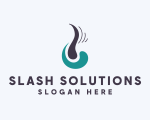 Dermatology Hair Follicle  logo design