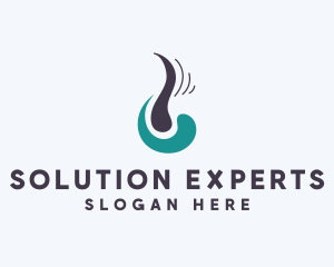 Dermatology Hair Follicle  logo design