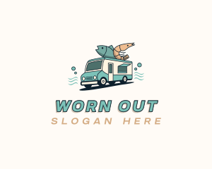 Seafood Food Truck logo design