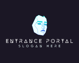 Digital Portal AI logo design