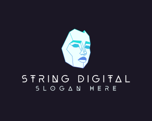 Digital Portal AI logo design