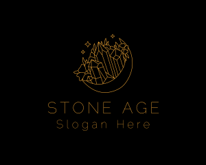 Precious Stone Moon logo design