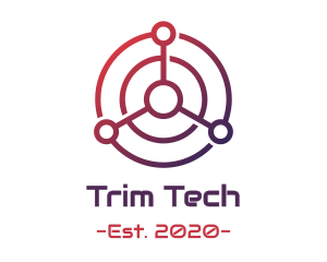 Tech Radar Scan logo design