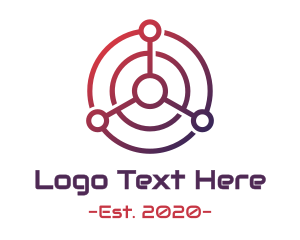 Communication - Tech Radar Scan logo design
