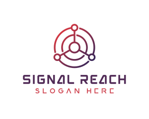 Tech Radar Scan logo design