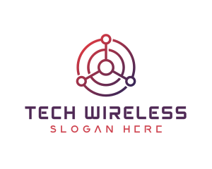 Tech Radar Scan logo design