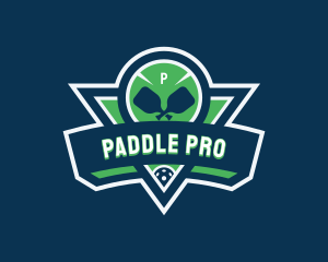 Pickleball Sports Tournament logo design