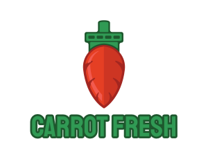 Carrot Cruise Ship logo design