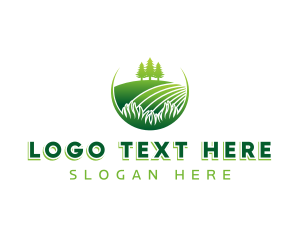 Agriculture Field Landscaping logo