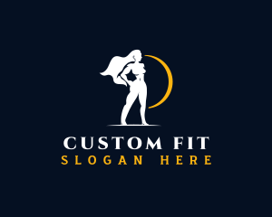 Fit Woman Fitness logo design