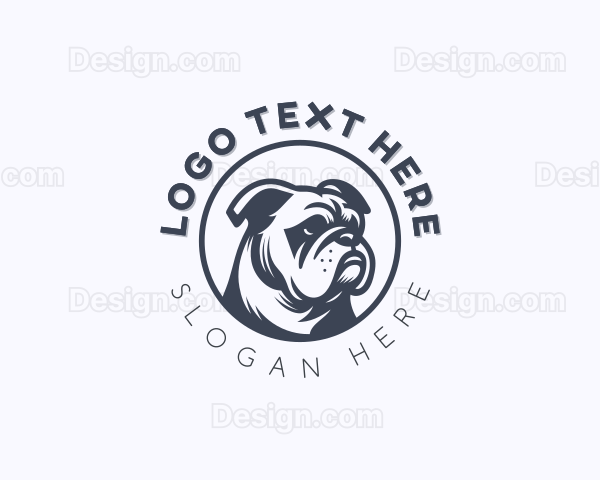 Canine Pitbull Dog Logo