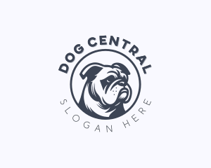 Canine Pitbull Dog logo design