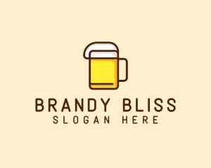 Beer Mug Drink logo design