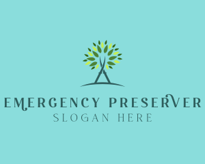 Arborist Gardening Shears logo design